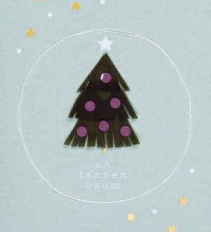 Künstlerkarte Oh Tannenbaum