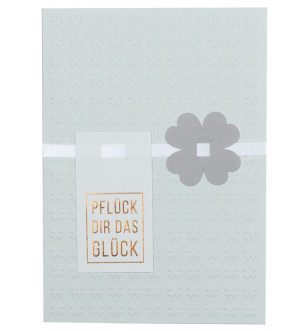 Bunte Farbenkarte Pflück dir das Glück