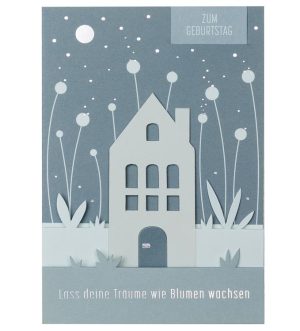 Kartenhaus Zum Geburtstag - Lass deine Träume