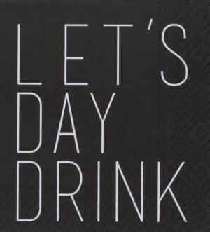 Cocktailserviette Let's day drink 25x25cm